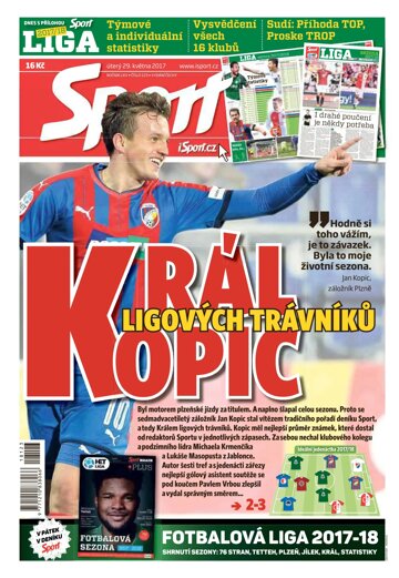 Obálka e-magazínu Sport 29.5.2018