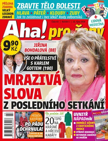 Obálka e-magazínu AHA! pro ženy 43/2019