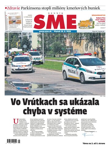 Obálka e-magazínu SME 19.6.2020