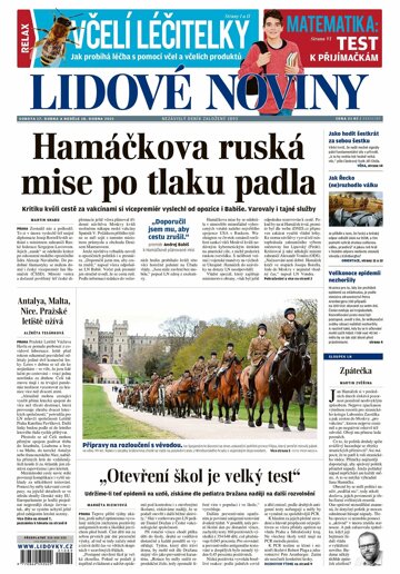 Obálka e-magazínu Lidové noviny 17.4.2021