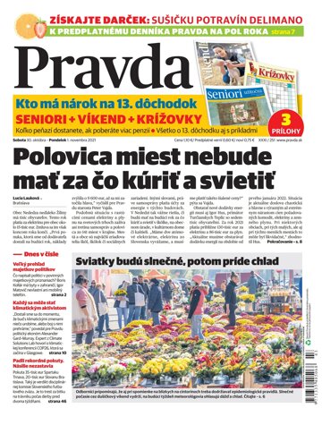 Obálka e-magazínu Pravda Dennik 30. 10. 2021