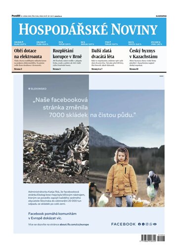 Obálka e-magazínu Hospodářské noviny 006 - 10.1.2022