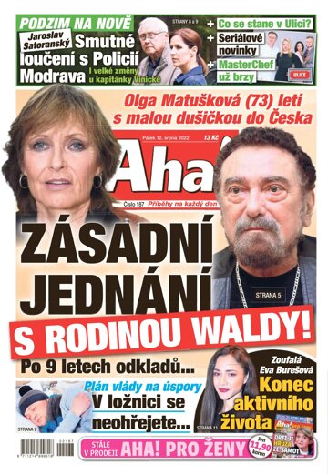 Obálka e-magazínu AHA! 12.8.2022