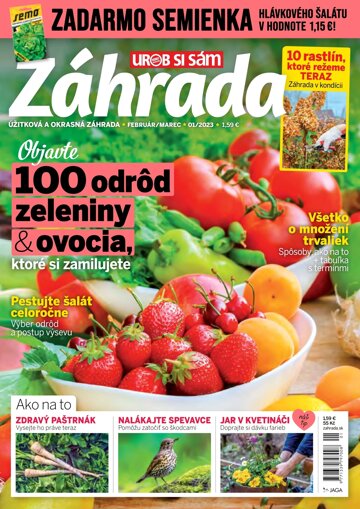 Obálka e-magazínu Záhrada 2023 01