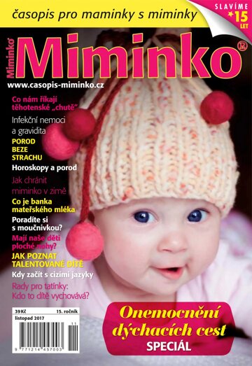 Obálka e-magazínu Miminko 11/2017