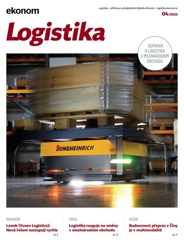 Obálka e-magazínu Ekonom 18 - 27.4.2023 Logistika