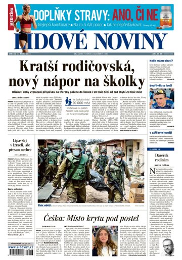 Obálka e-magazínu Lidové noviny 11.10.2023