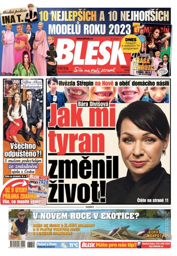 Obálka e-magazínu Blesk 29.12.2023