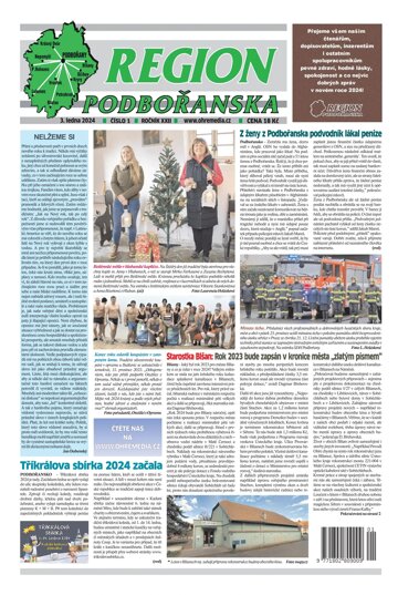 Obálka e-magazínu Region Podbořanska 1/24