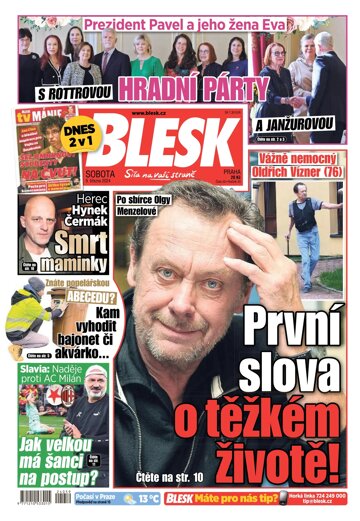 Obálka e-magazínu Blesk 9.3.2024