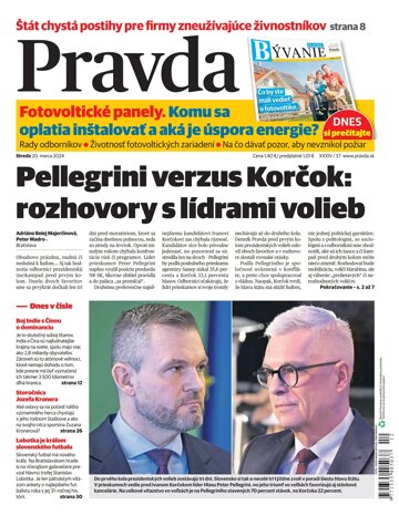 Obálka e-magazínu Pravda 20. 3. 2024