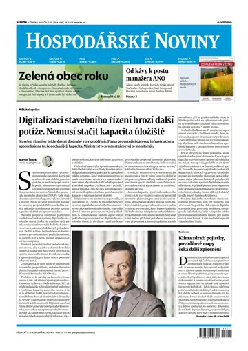 Obálka e-magazínu Hospodářské noviny 111 - 11.6.2025