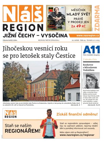 Obálka e-magazínu Náš Region - Vysočina 24/2025