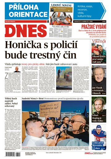 Obálka e-magazínu MF Dnes 23.5.2026