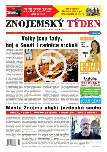 Obálka e-magazínu Znojemský týden 41/2026