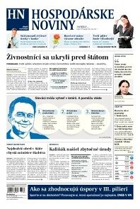 Obálka e-magazínu Hospodárske noviny 27.08.2013