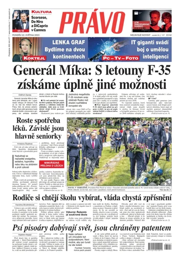 Deník Právo 22.5.2023