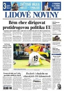 Obálka e-magazínu Lidové noviny 26.7.2014