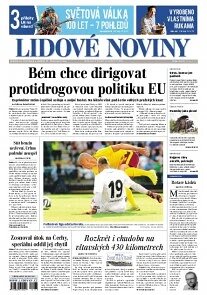 Obálka e-magazínu Lidové noviny 26.7.2014