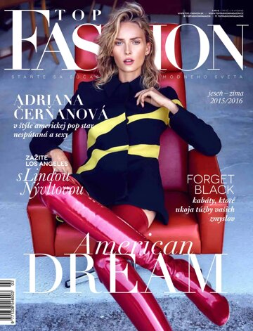 Obálka e-magazínu TOP FASHION magazine fall/winter 2015/16