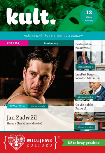 Obálka e-magazínu Kult 12/2015