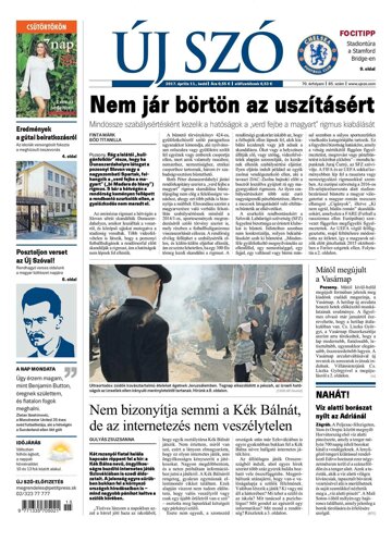 Obálka e-magazínu Új Szó 11.4.2017
