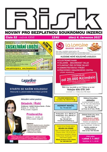 Obálka e-magazínu Risk 52/2017