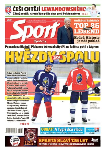 Obálka e-magazínu Sport 15.11.2018