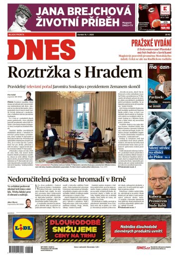 Obálka e-magazínu MF Dnes 16.1.2020