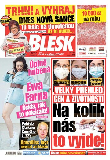 Obálka e-magazínu Blesk 23.2.2021