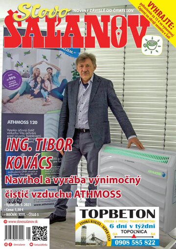 Obálka e-magazínu Slovo Šaľanov 5/2021