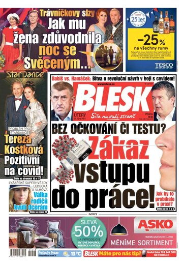 Obálka e-magazínu Blesk 26.10.2021