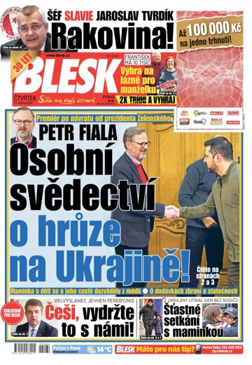 Obálka e-magazínu Blesk 17.3.2022