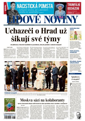 Obálka e-magazínu Lidové noviny 10.6.2022