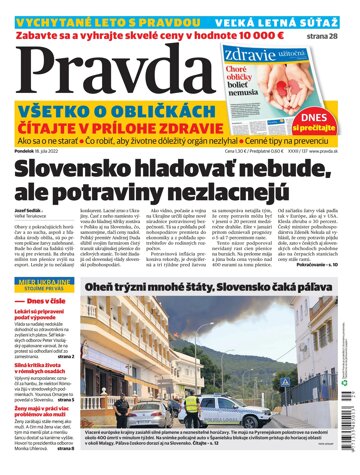 Obálka e-magazínu Pravda 18. 7. 2022