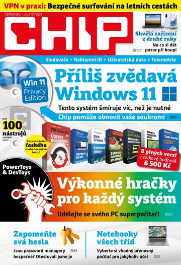 Obálka e-magazínu CHIP 7/2022