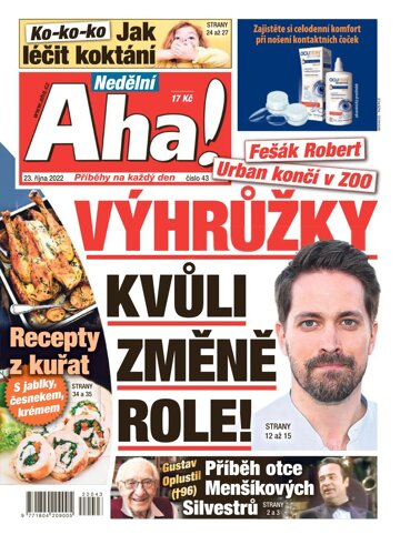 Obálka e-magazínu Nedělní AHA! 23.10.2022