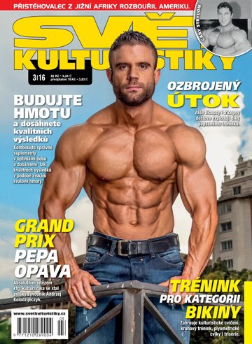 Obálka e-magazínu Svět Kulturistiky 3/2016