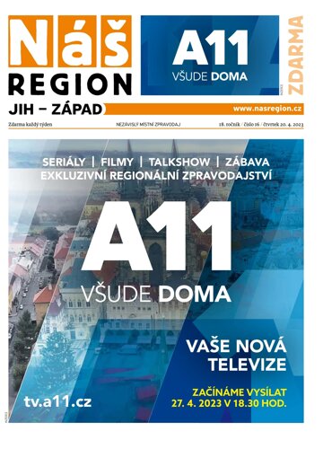 Obálka e-magazínu Náš Region - Jih 16/2023