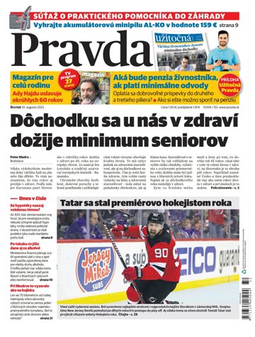 Obálka e-magazínu Pravda 10. 8. 2023