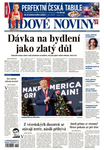 Obálka e-magazínu Lidové noviny 21.12.2023