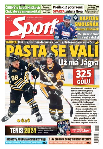 Obálka e-magazínu Sport 10.1.2024