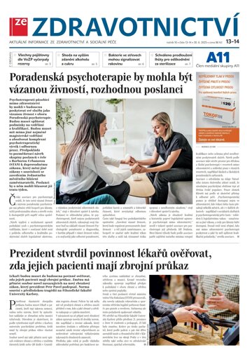 Obálka e-magazínu Ze Zdravotnictví 13/2025