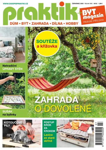 Obálka e-magazínu PRAKTIK & příloha Byt magazín 7/2025