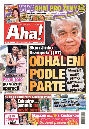 Obálka e-magazínu AHA! 5.8.2025