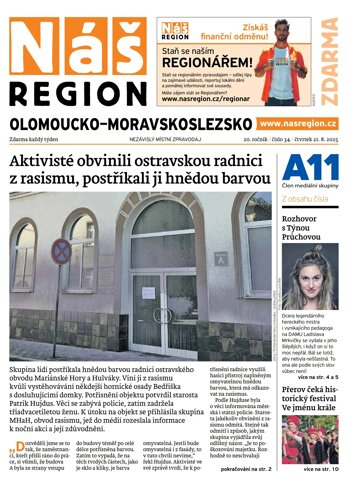 Obálka e-magazínu Náš Region - Olomoucko/Moravskoslezsko 34/2025