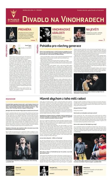 Obálka e-magazínu Hospodářské noviny - příloha 240 - 11.12.2025 Divadlo na Vinohradech