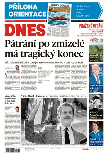 Obálka e-magazínu MF Dnes 3.10.2026