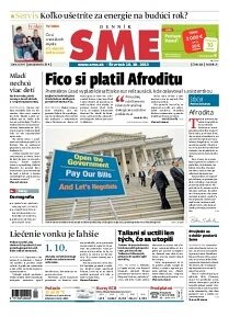 Obálka e-magazínu SME 10.10.2013