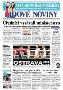 Obálka e-magazínu Lidové noviny 15.4.2014